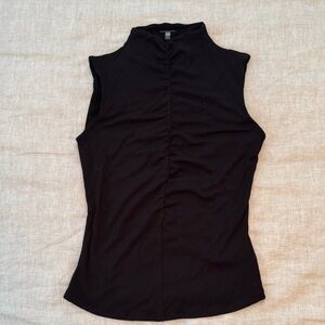 Elie Tahari Black Sleeveless Tank Top
